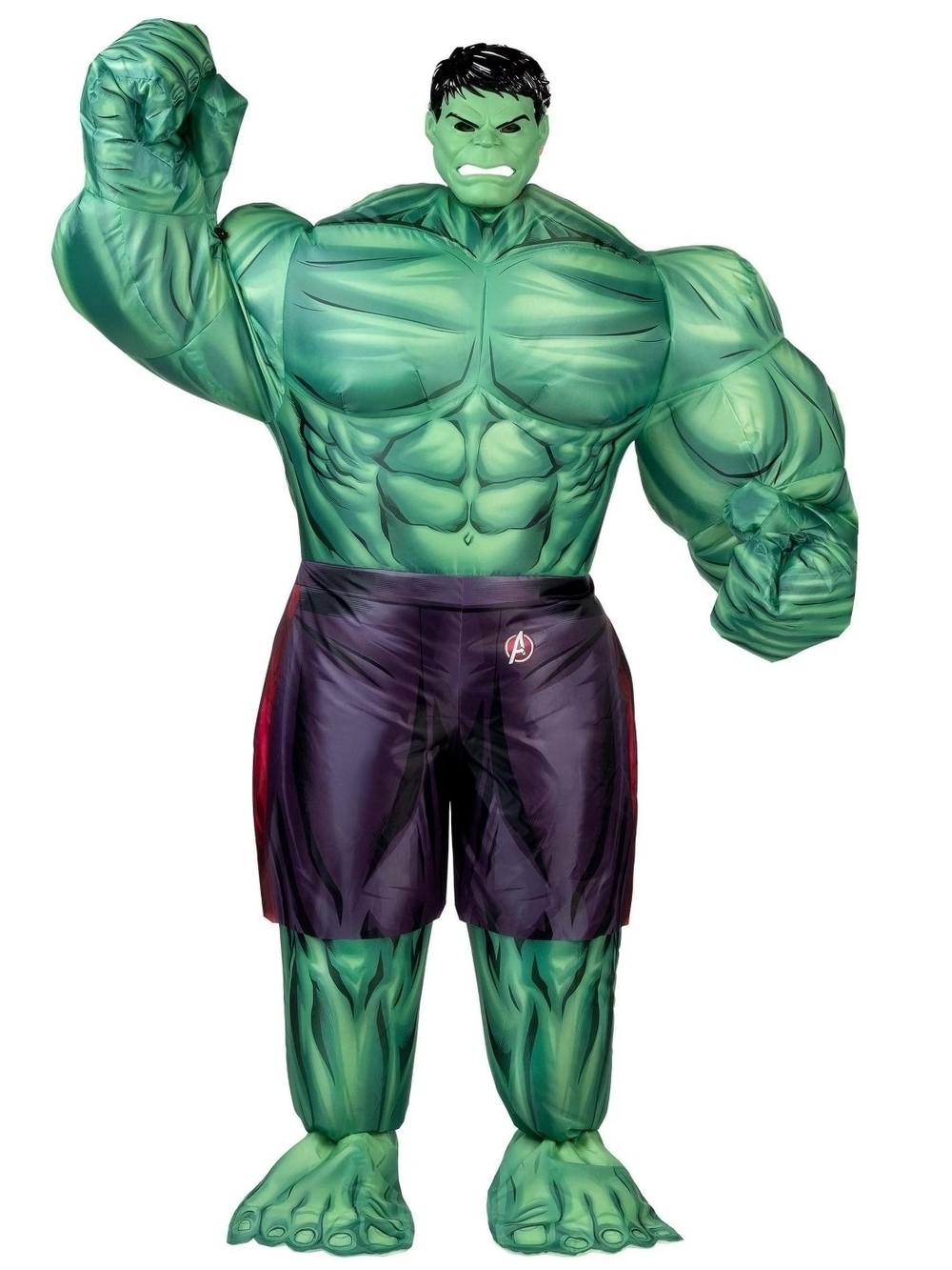 Marvel Official Adult Inflatable Hulk Halloween Costume